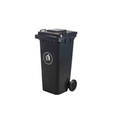 Contenedor de Basura 120 litros - Negro